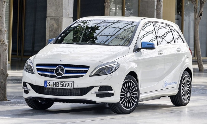 B-Klasse Electric Drive (W 242) 2014, zirrusweiß B-Class Electric Drive (W 242) 2014, cirrus white